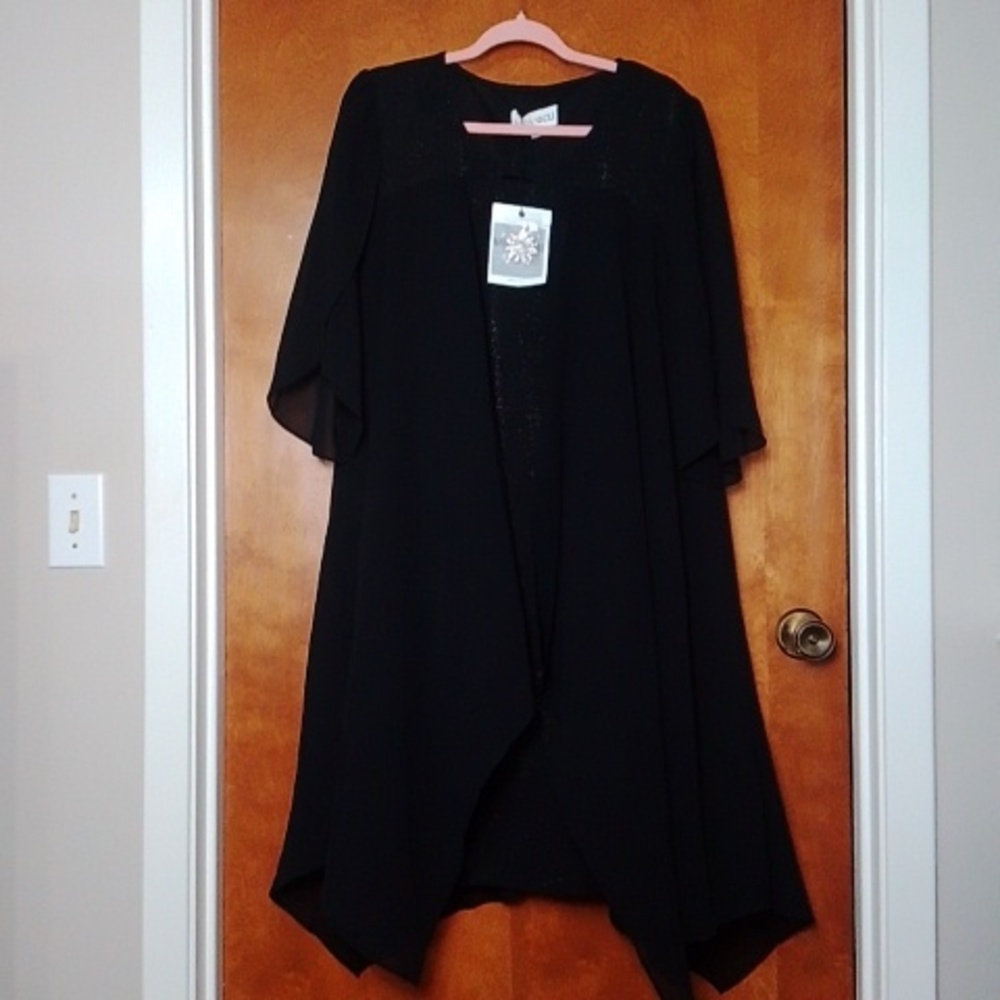 Elegant Black Midi Dress
